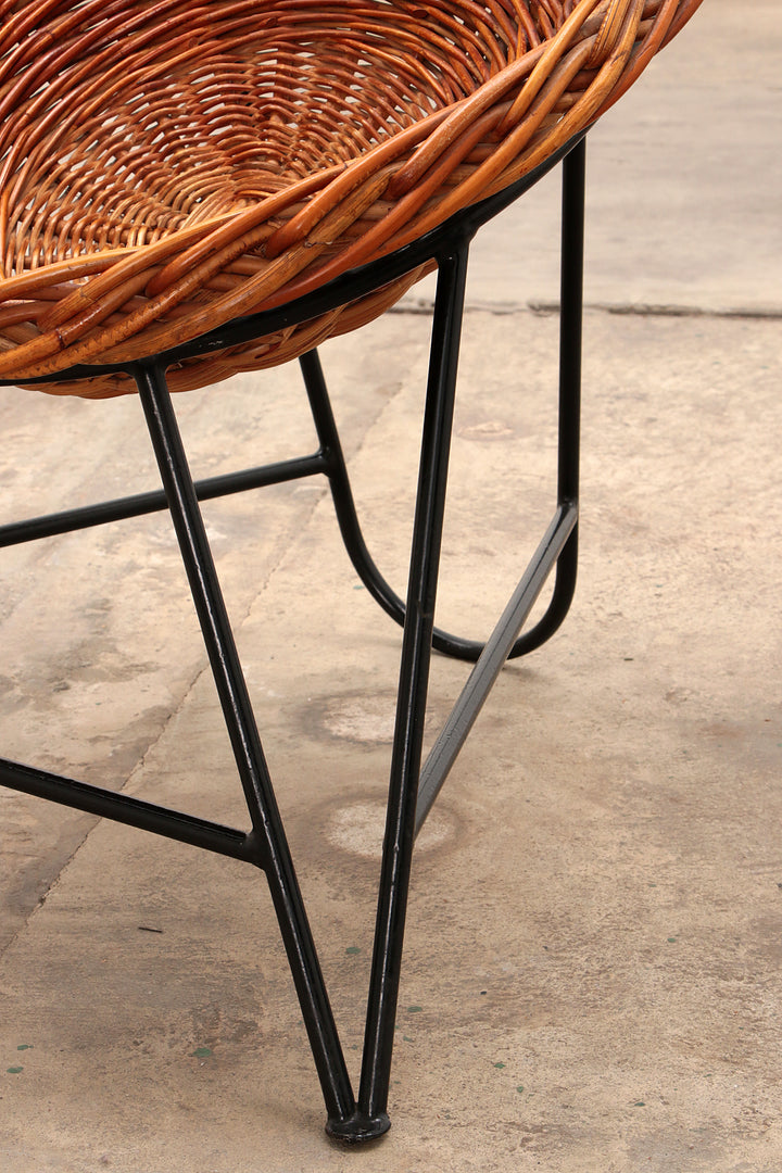 Mathieu Matégot rieten stoel 1950s