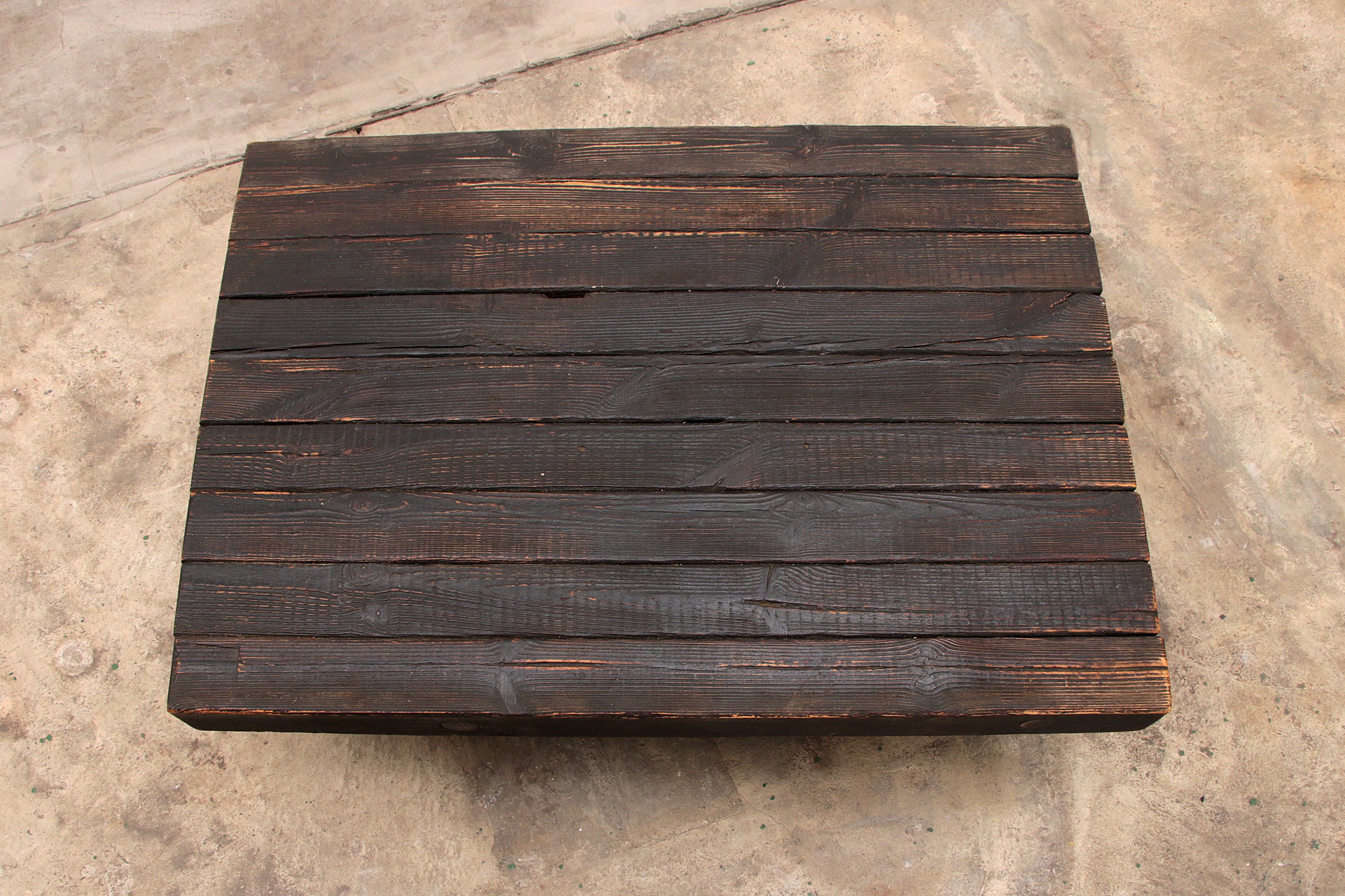 Brutalistische Grenen Koffietafel van Jens Lyngsøe voor Havdrup Trævarefabrik