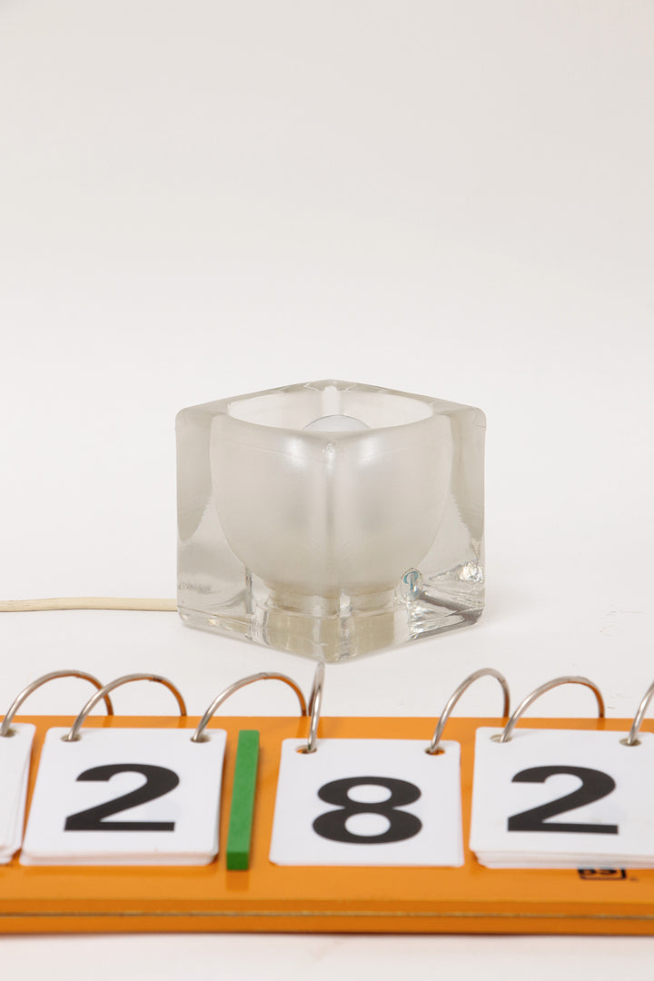 Peill & Putzler ice cube tafellamp,1960 Duitsland.