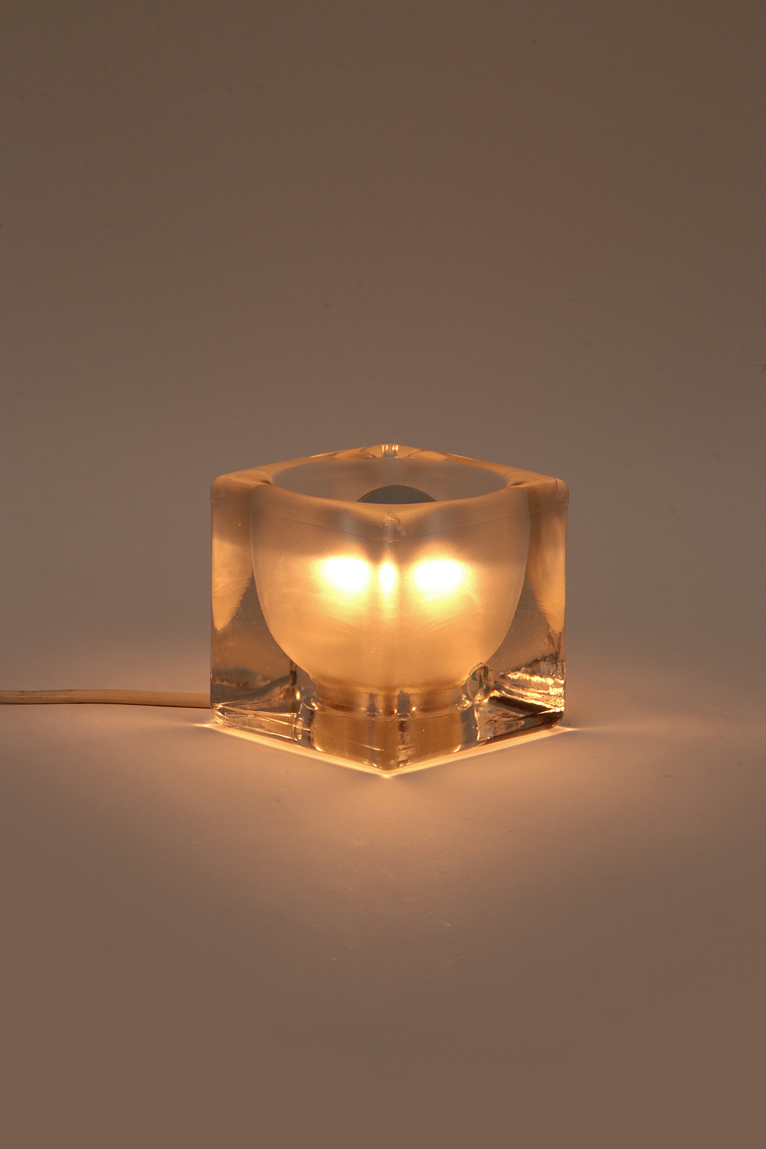 Peill & Putzler ice cube tafellamp,1960 Duitsland.