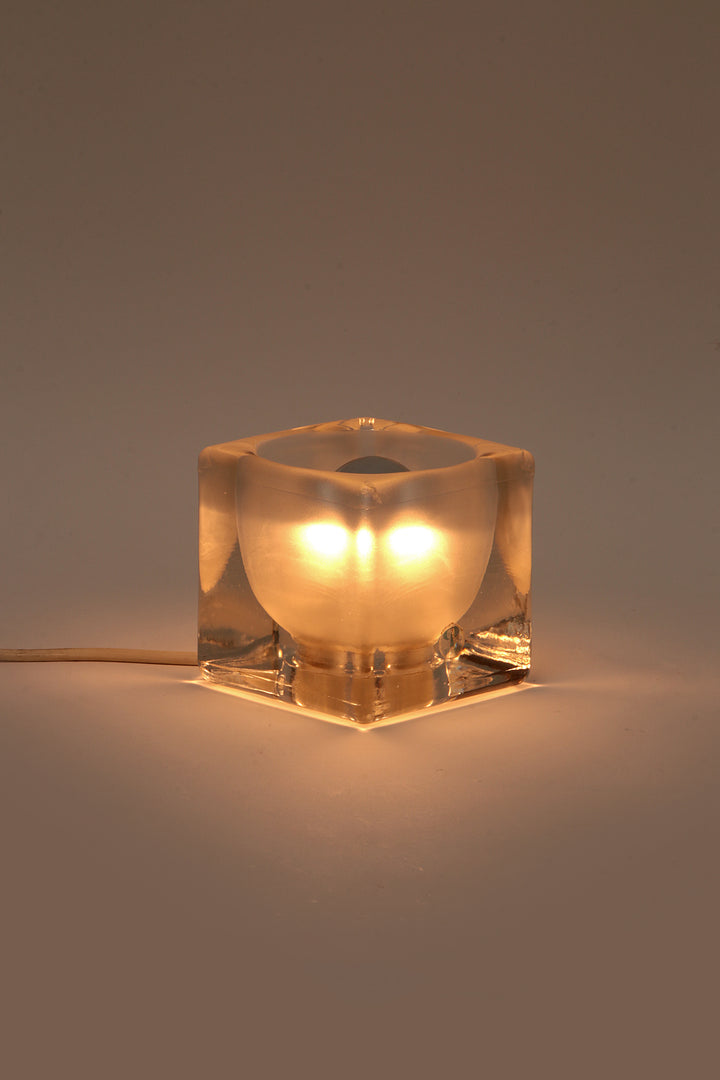 Peill & Putzler ice cube tafellamp,1960 Duitsland.