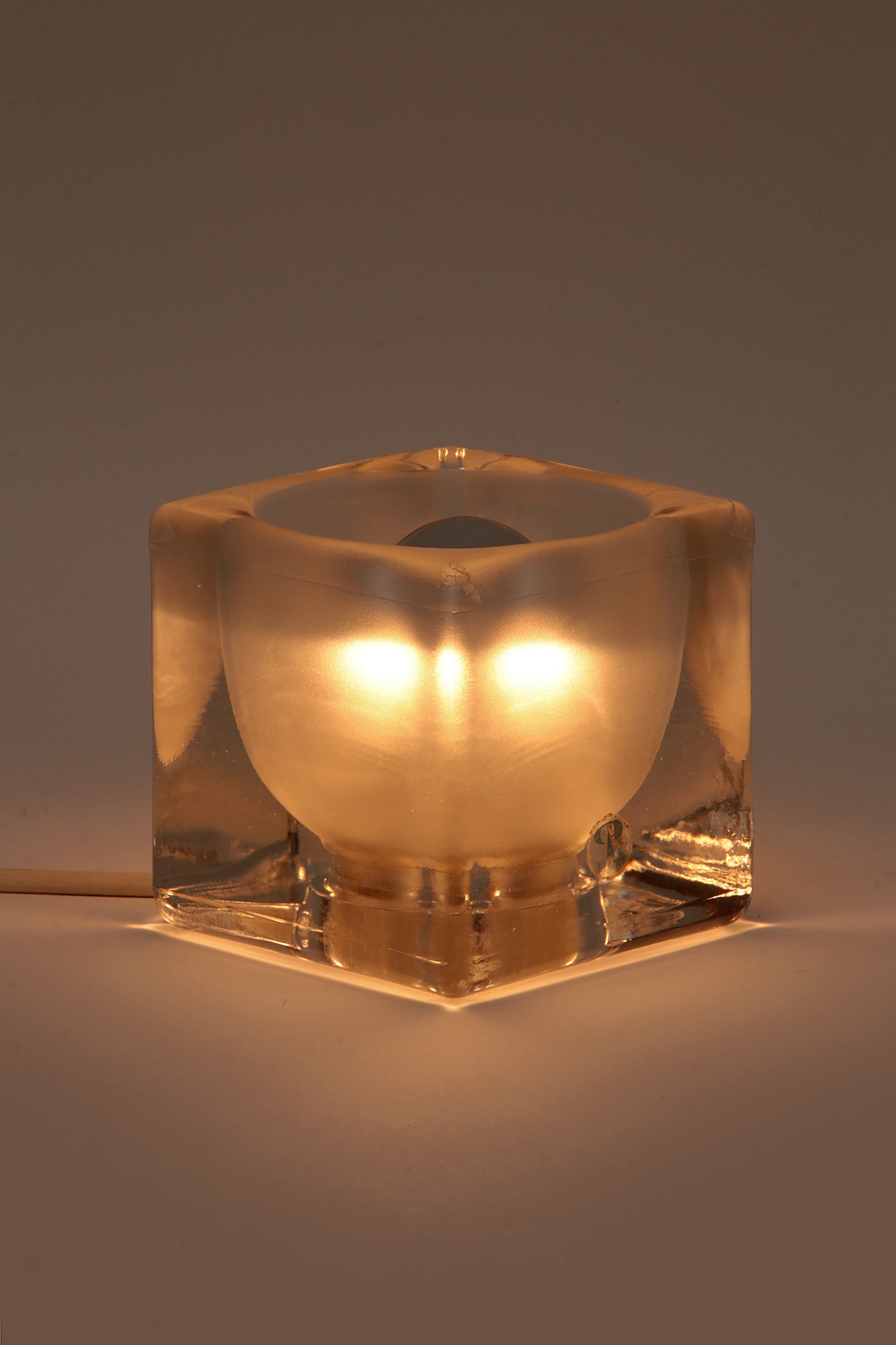 Peill & Putzler ice cube tafellamp,1960 Duitsland.