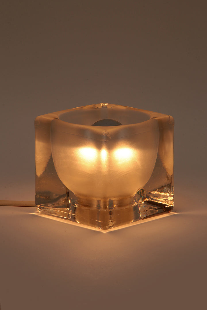 Peill & Putzler ice cube tafellamp,1960 Duitsland.