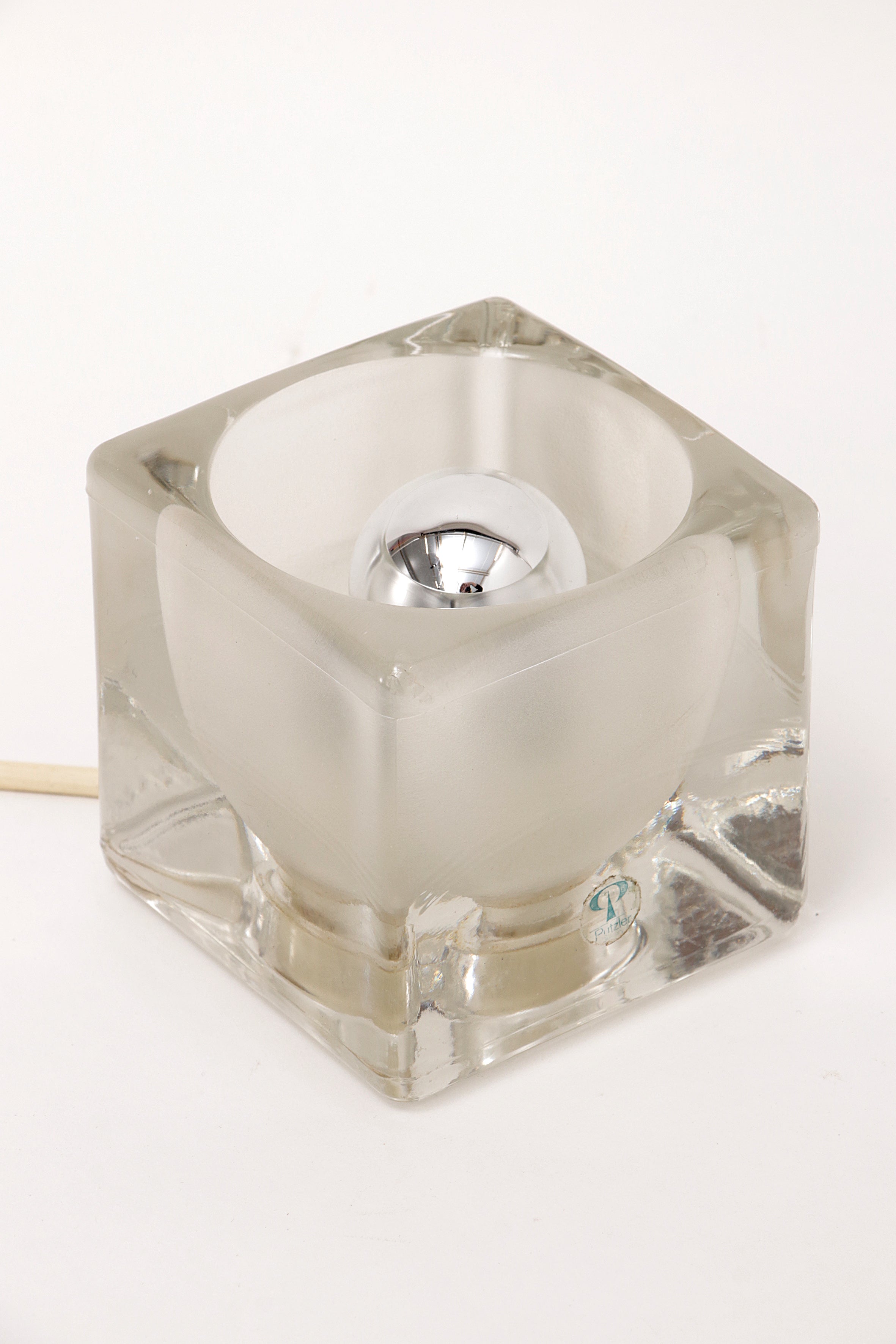 Peill & Putzler ice cube tafellamp,1960 Duitsland.