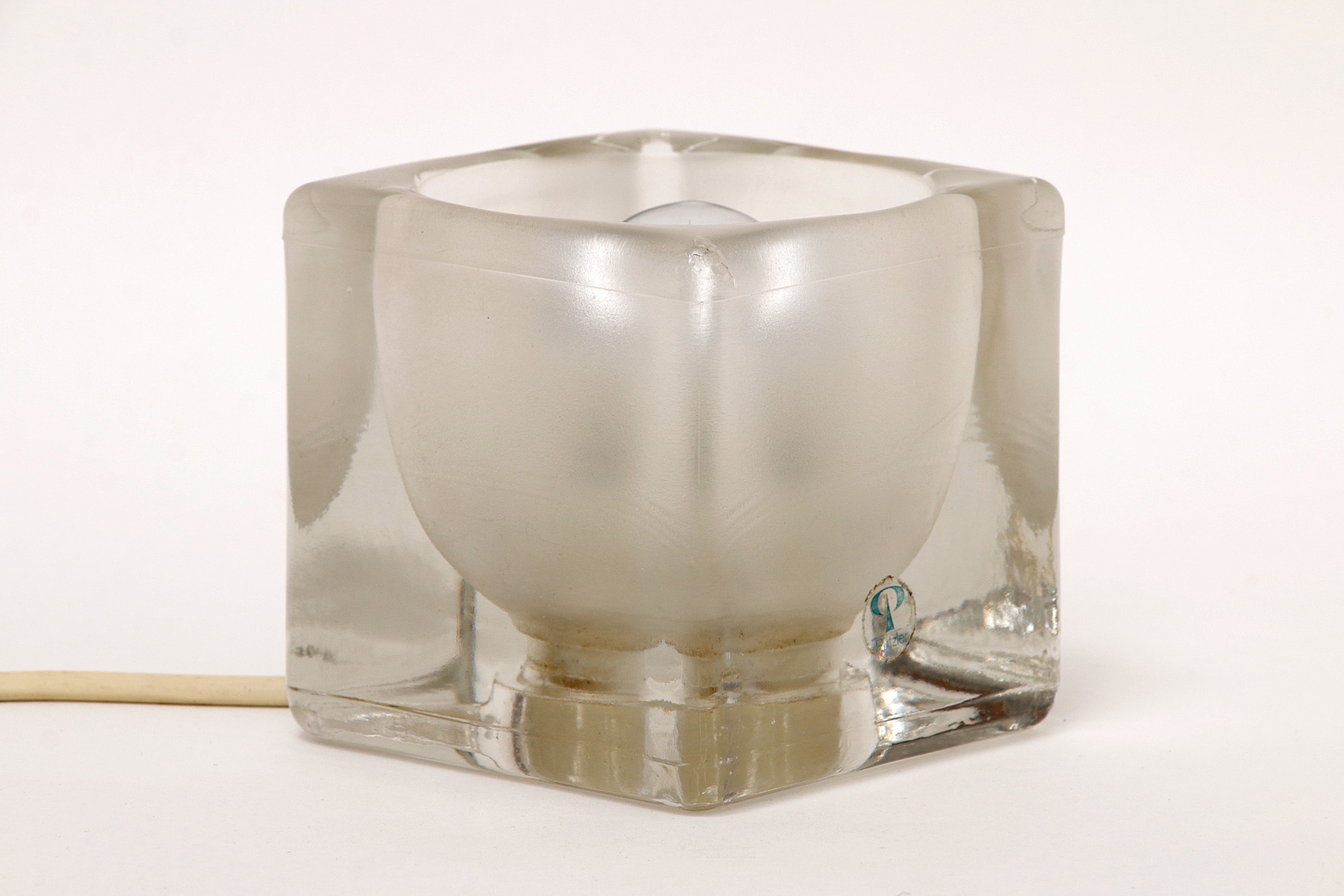 Peill & Putzler ice cube tafellamp,1960 Duitsland.