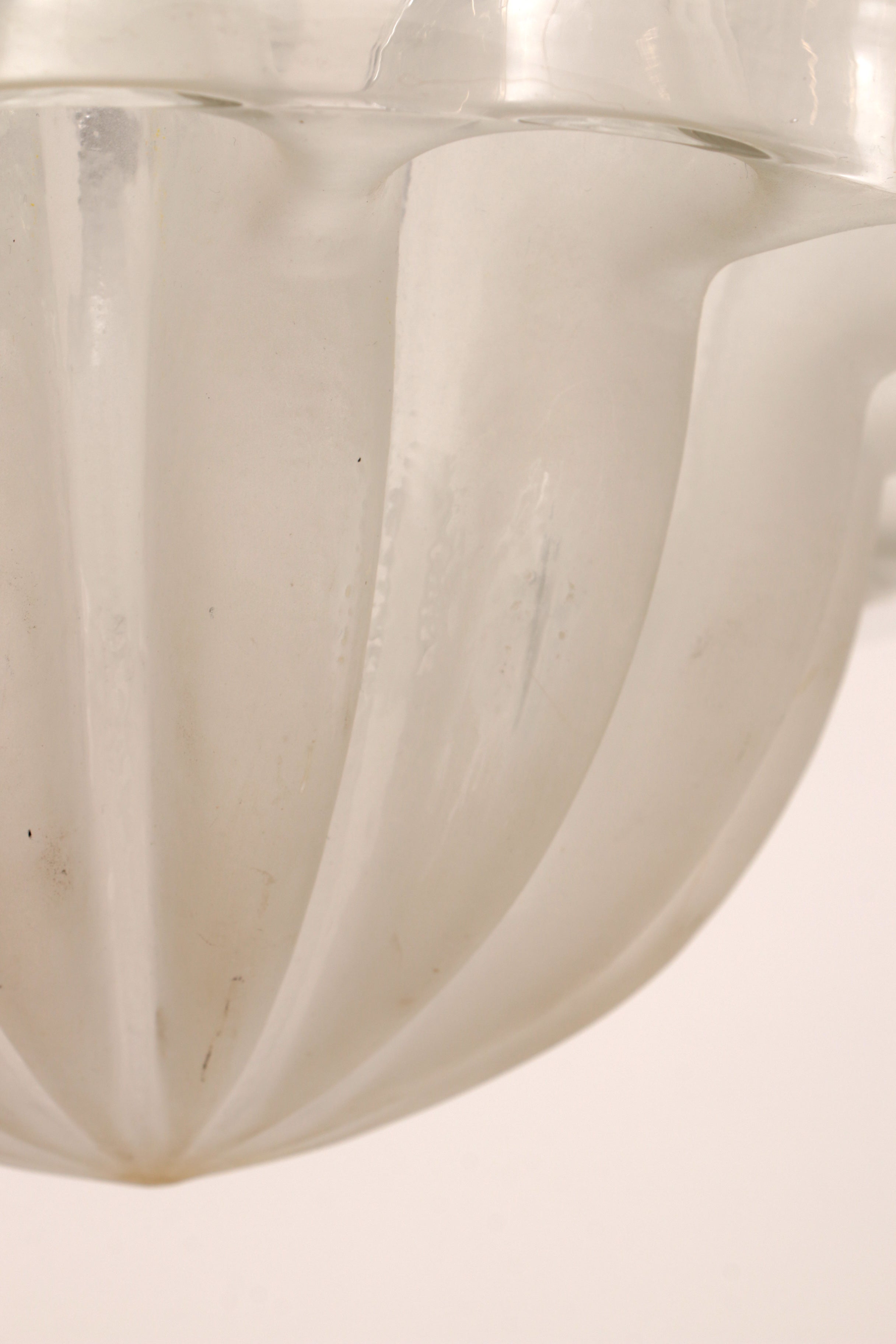 Vintage glazen hanglamp van Peill & Putzler, 1970