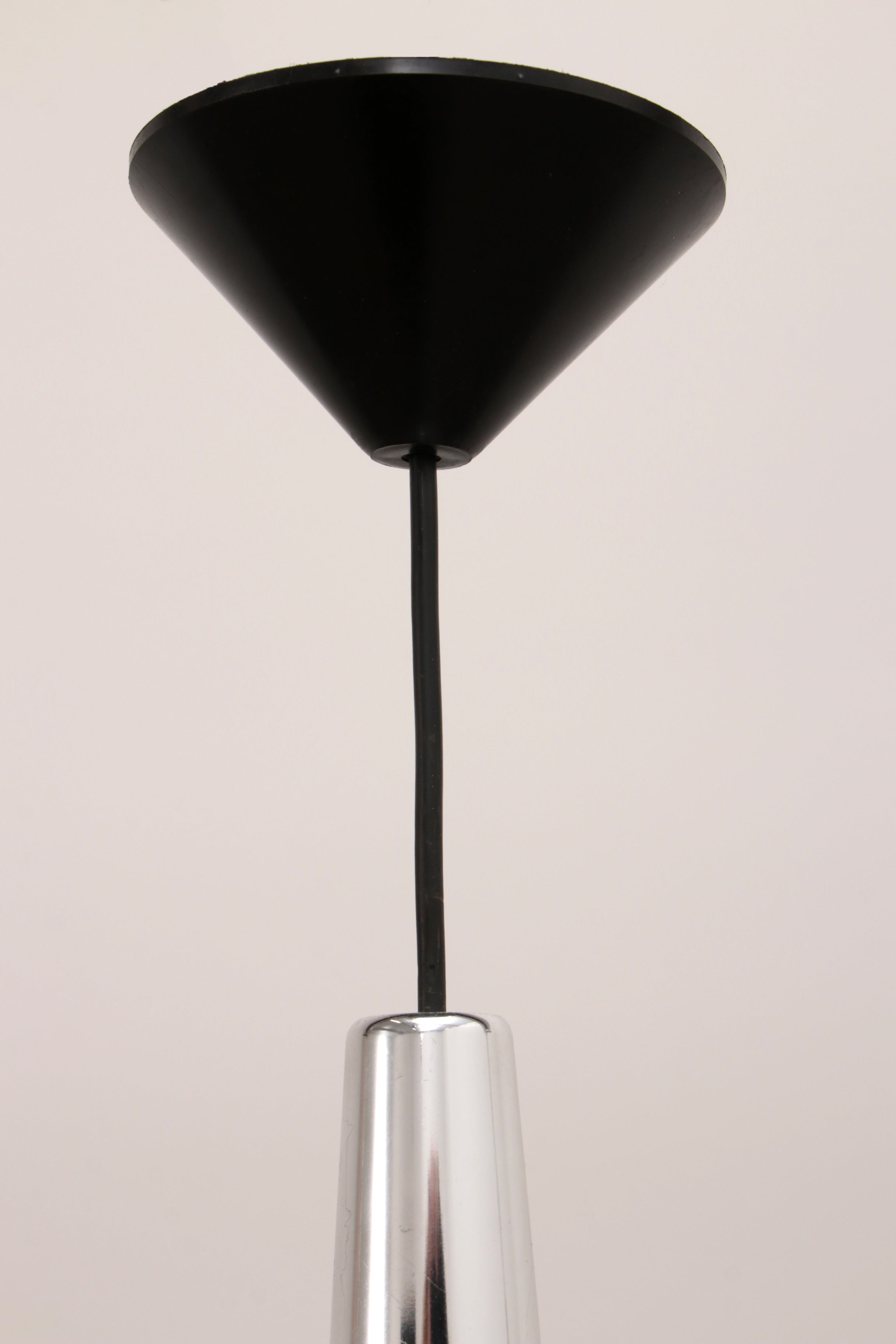 Vintage glazen hanglamp van Peill & Putzler, 1970