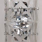 Kristalglazen Wandlamp van Kinkeldey, jaren 60
