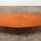 Large oval dining room table design by Giancarlo Piretti, 1970