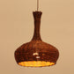 Mooie Bohemian Vintage Rotan Hanglamp Jaren ‘60