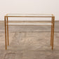 Bamboo Style Sidetable with gilded mirror