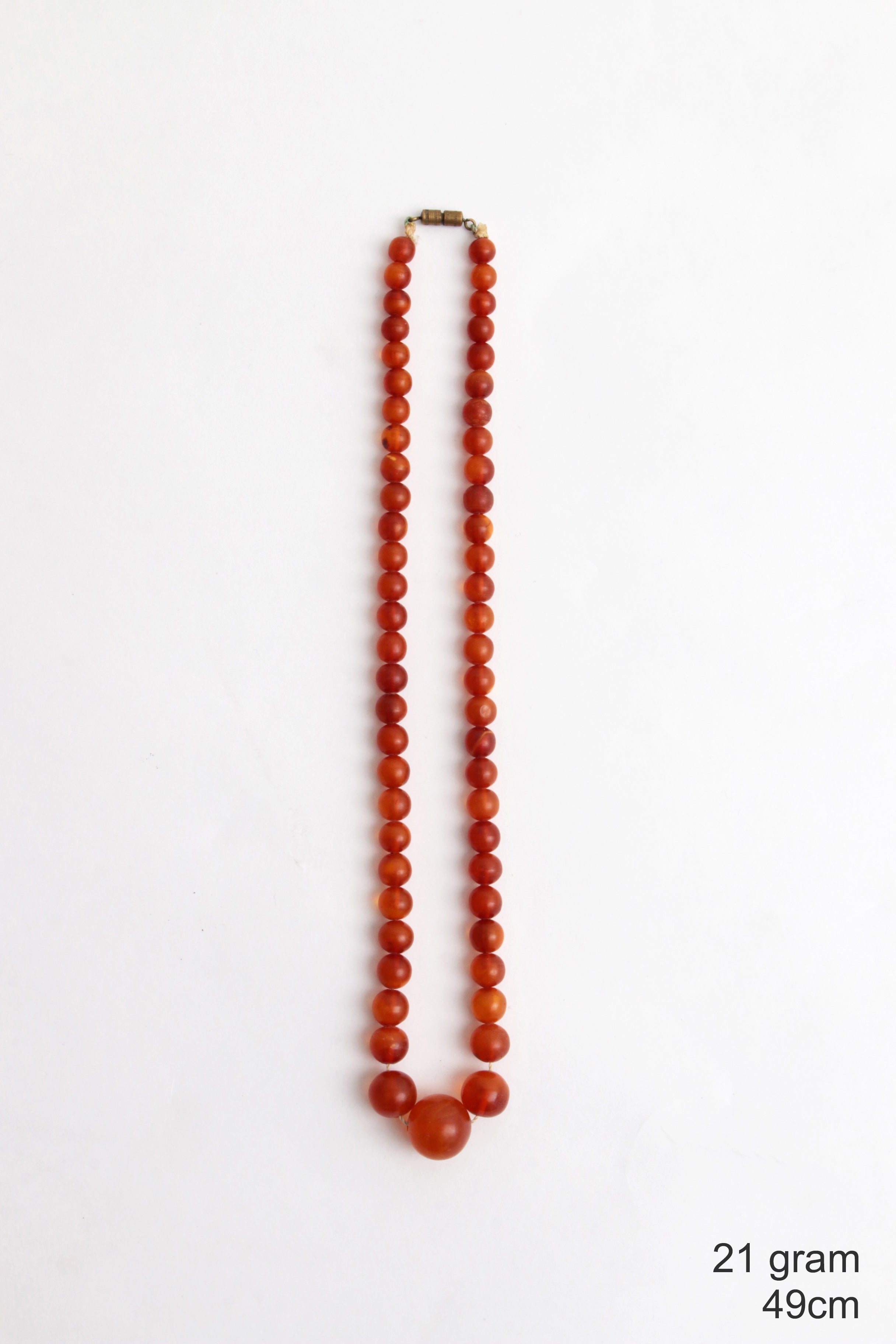 Vintage Set van vier barnsteen kettingen, 1960