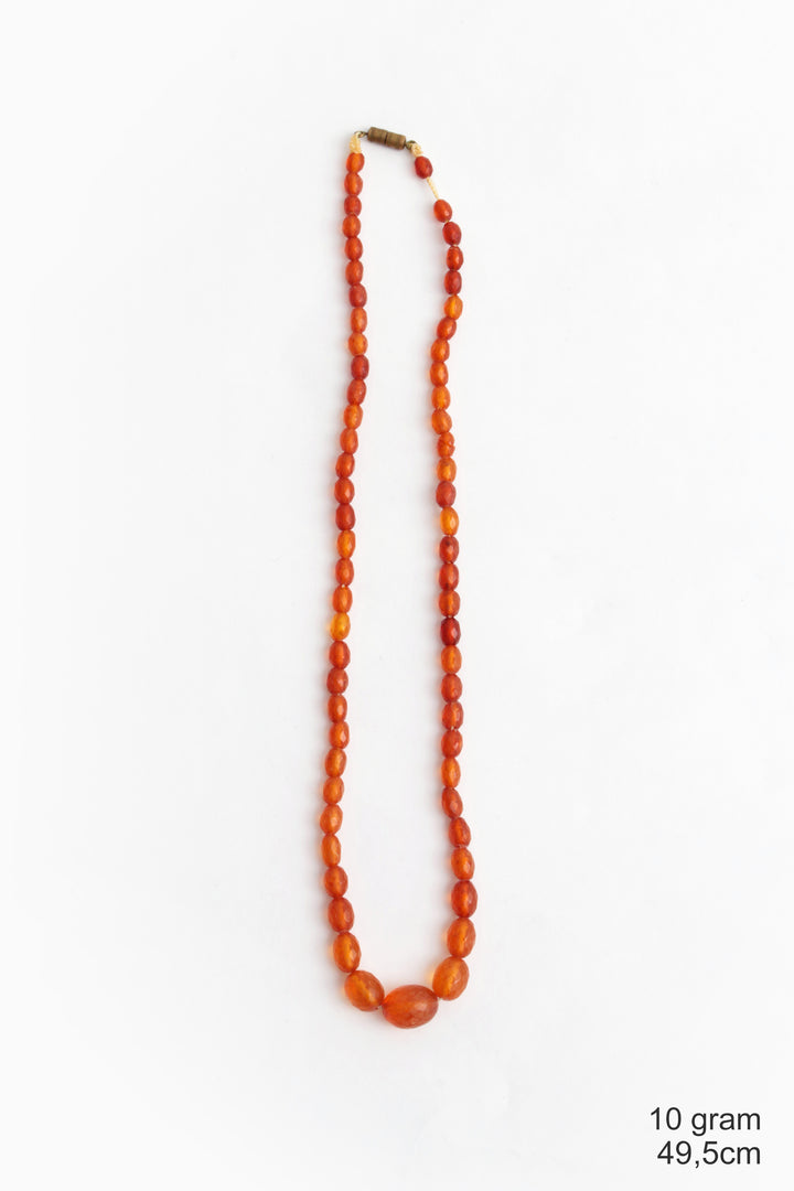 Vintage Set van vier barnsteen kettingen, 1960