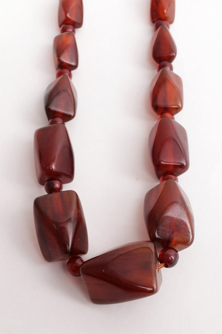 Vintage Set van vier barnsteen kettingen, 1960