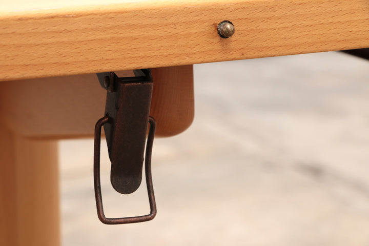 Stokke Eetkamerset grote tafel met 8 stoelen ontwerp Peter Opsvik,1990