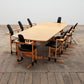 Stokke Dining room set large table with 8 chairs design Peter Opsvik, 1990