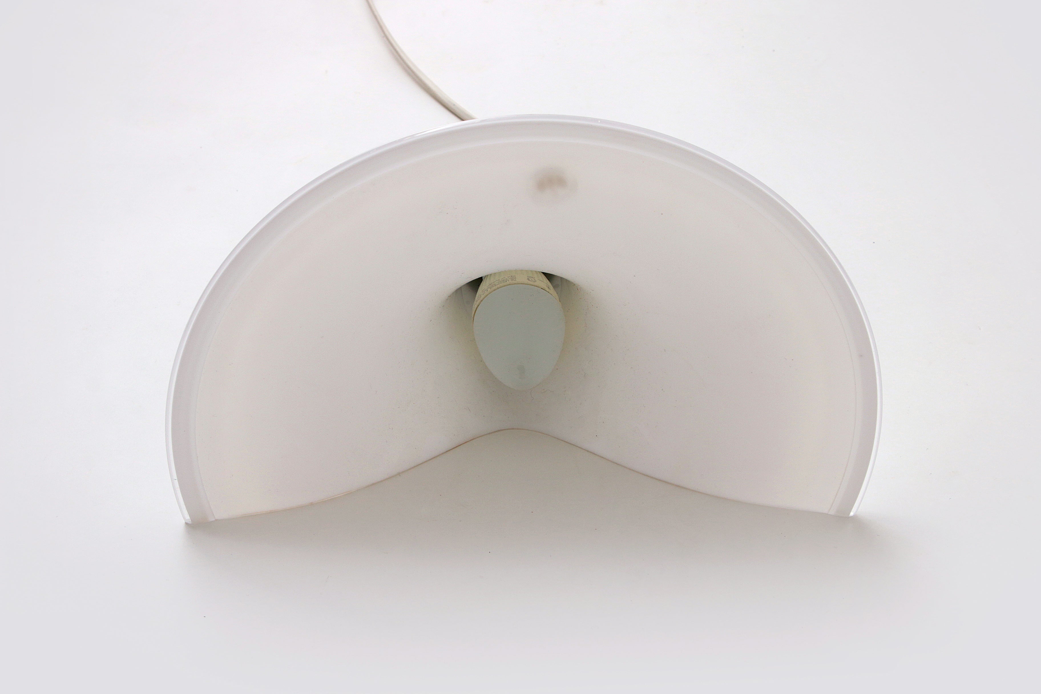 Vintage ''Mandarin'' Holmegaard wandlamp Michael Bang, 1980s.