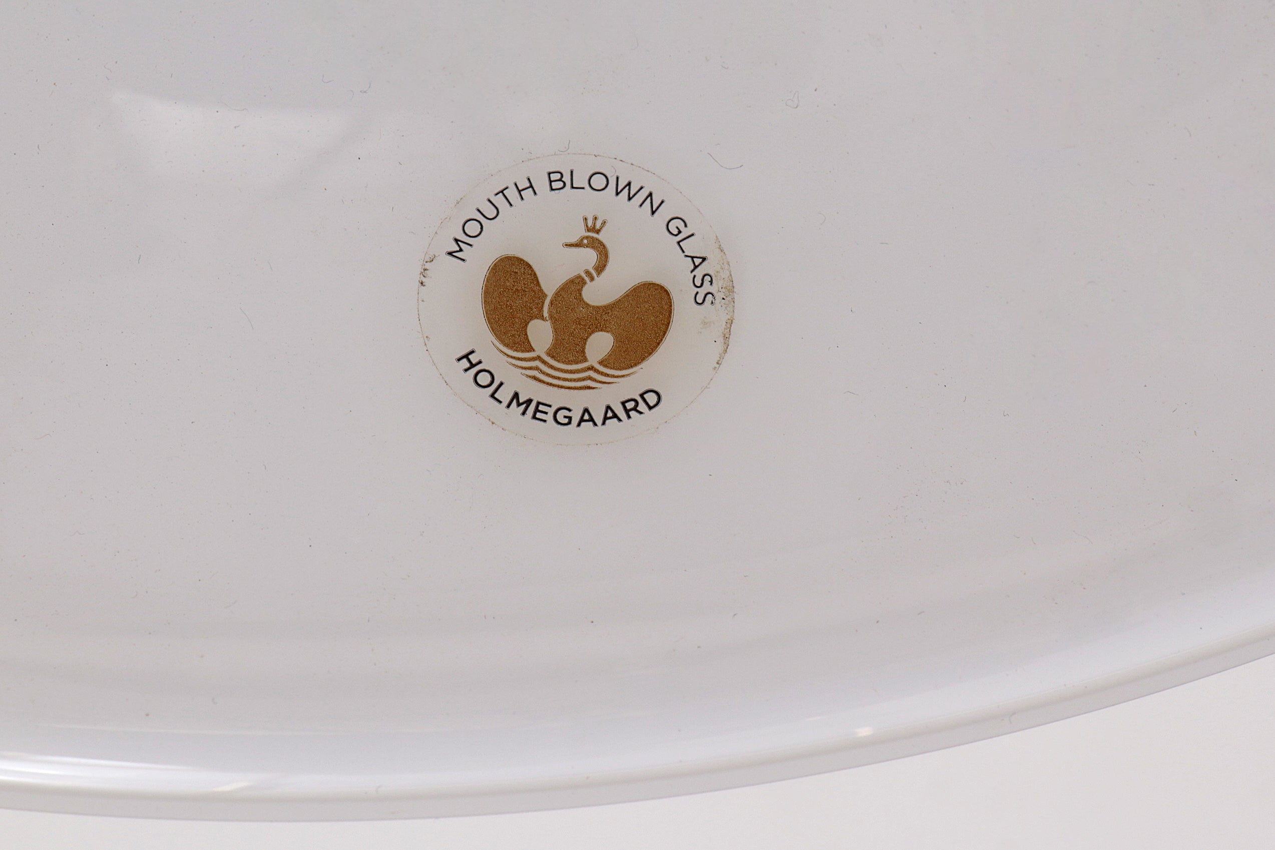 Vintage ''Mandarin'' Holmegaard wandlamp Michael Bang, 1980s.