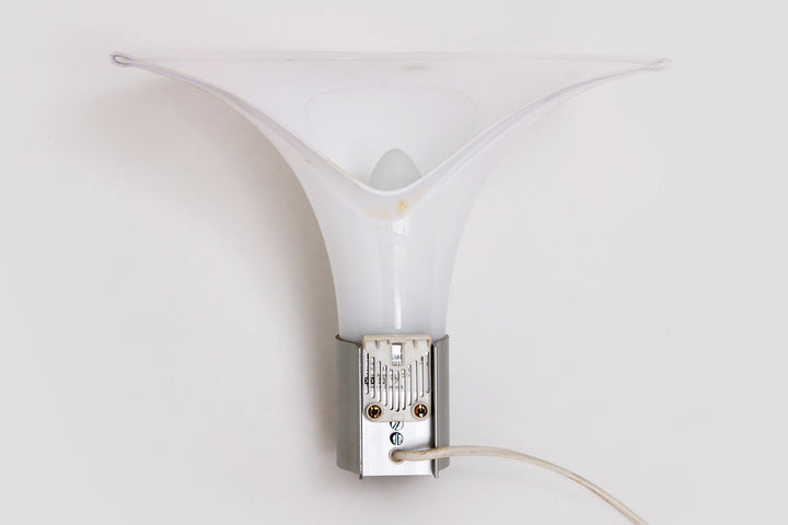 Vintage ''Mandarin'' Holmegaard wandlamp Michael Bang, 1980s.