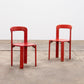 Vintage stoelen set van twee Bruno Rey voor Kusch & Co, 1970s Zwitserland