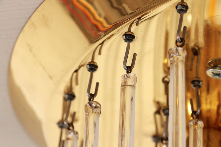 Grote J.T. Kalmar Murano Regendrup hanglamp,1970 Oostenrijk.