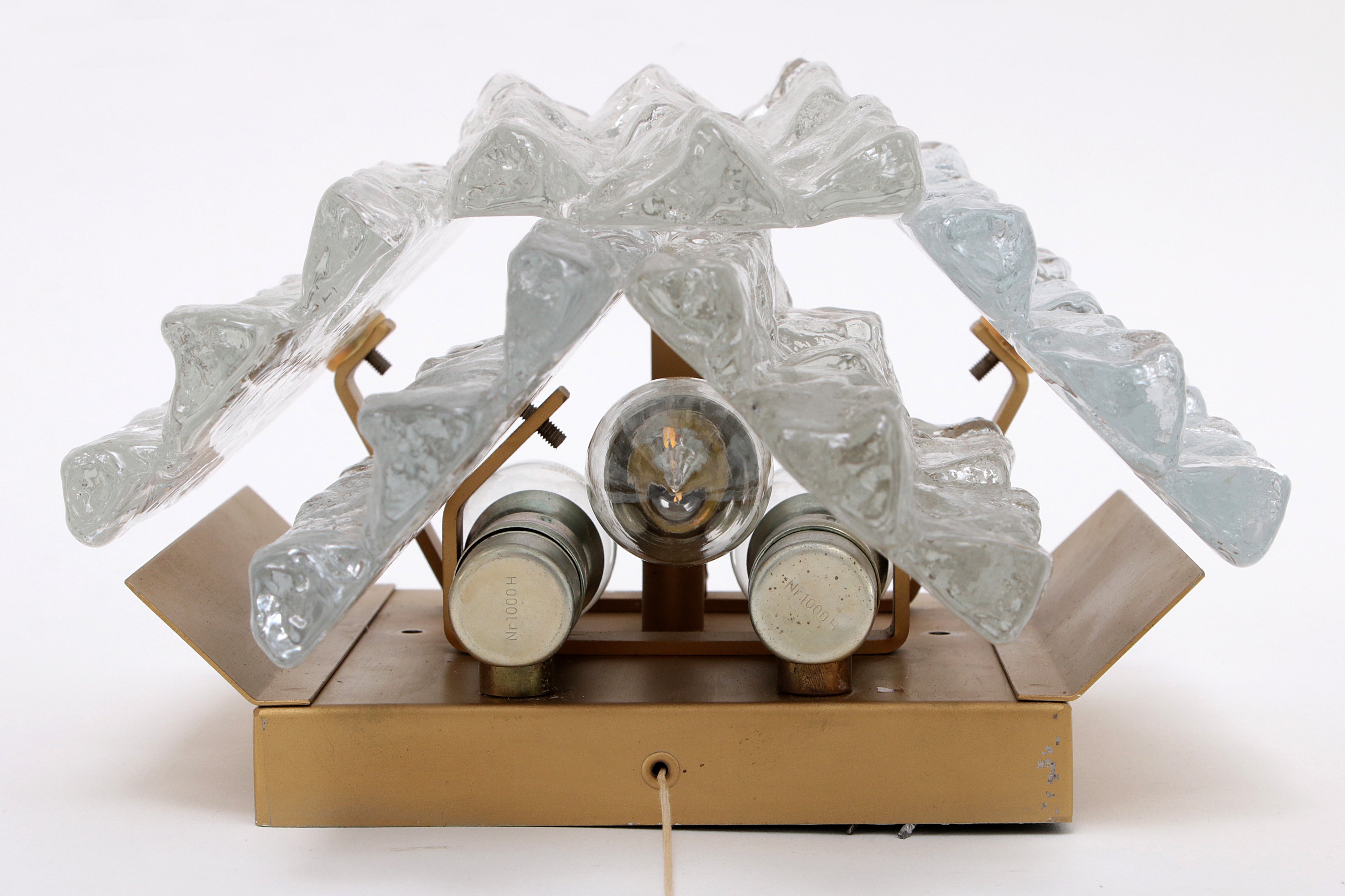 wandlamp kalmar met 5 glasplaten