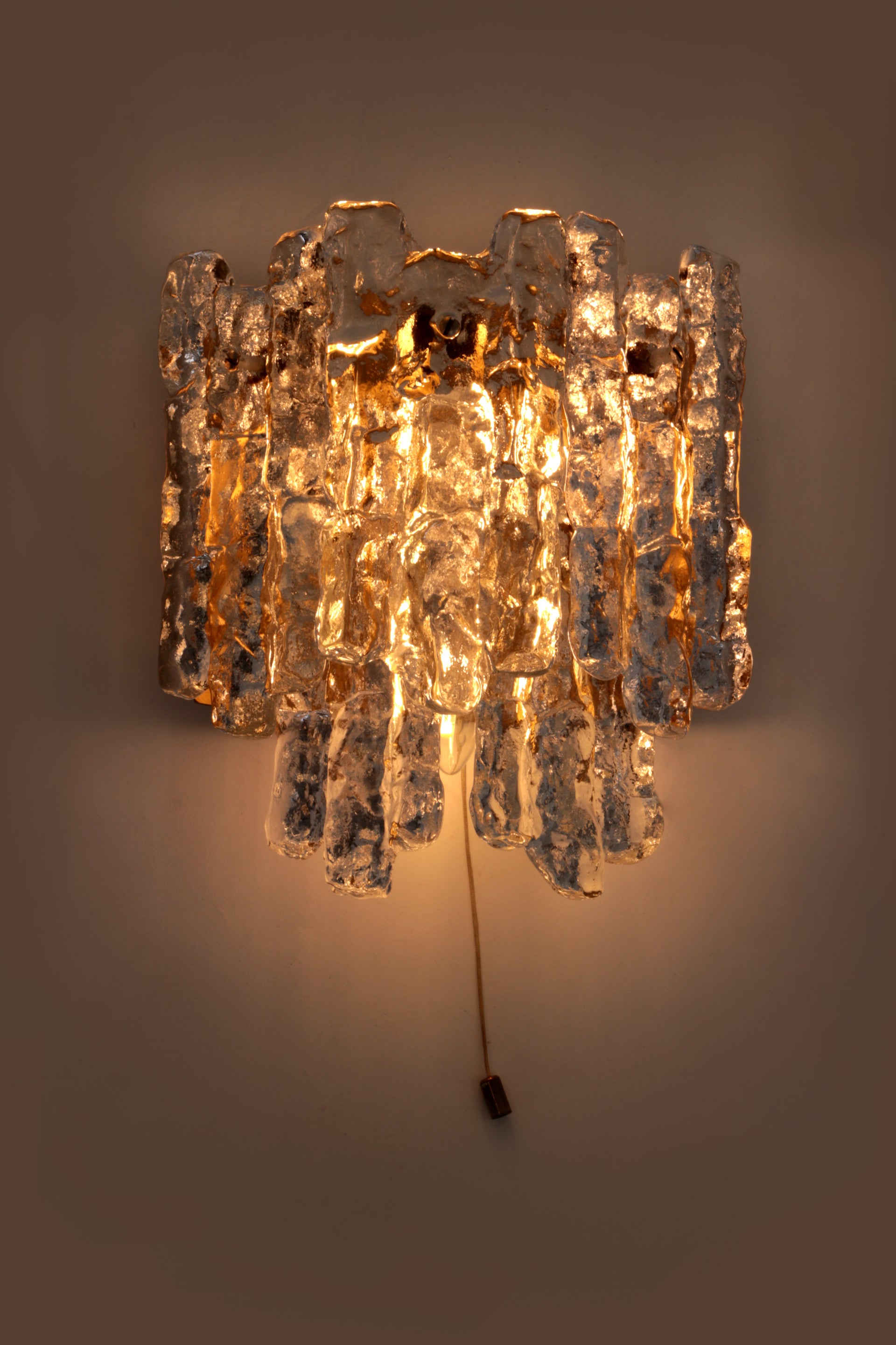 wandlamp kalmar met 5 glasplaten