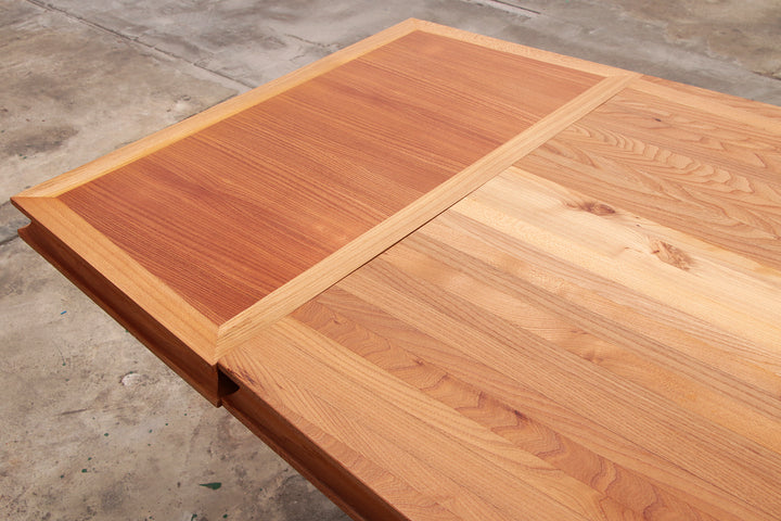 Grote eettafel of vergadertafel in de stijl van Pierre Chapo,1960 Frankrijk