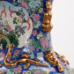 Oude Chinese Keramiek Hand geschilderde Posy Vaas, 1920