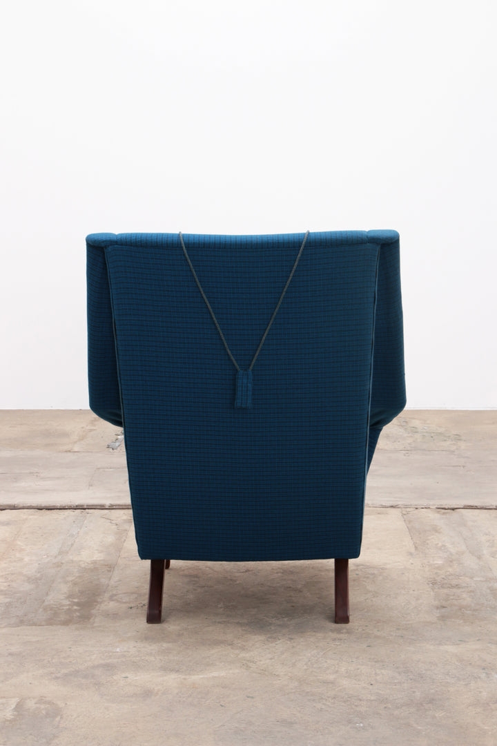 Relaxstoel Folke Ohlsson gemaakt door Fritz Hansen voorkant