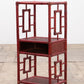 Chinese etagere or room divader of bamboo Old red, 1920
