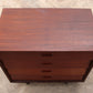 Teak cabinet with 4 drawers, 1960s