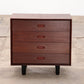 Teak cabinet with 4 drawers, 1960s