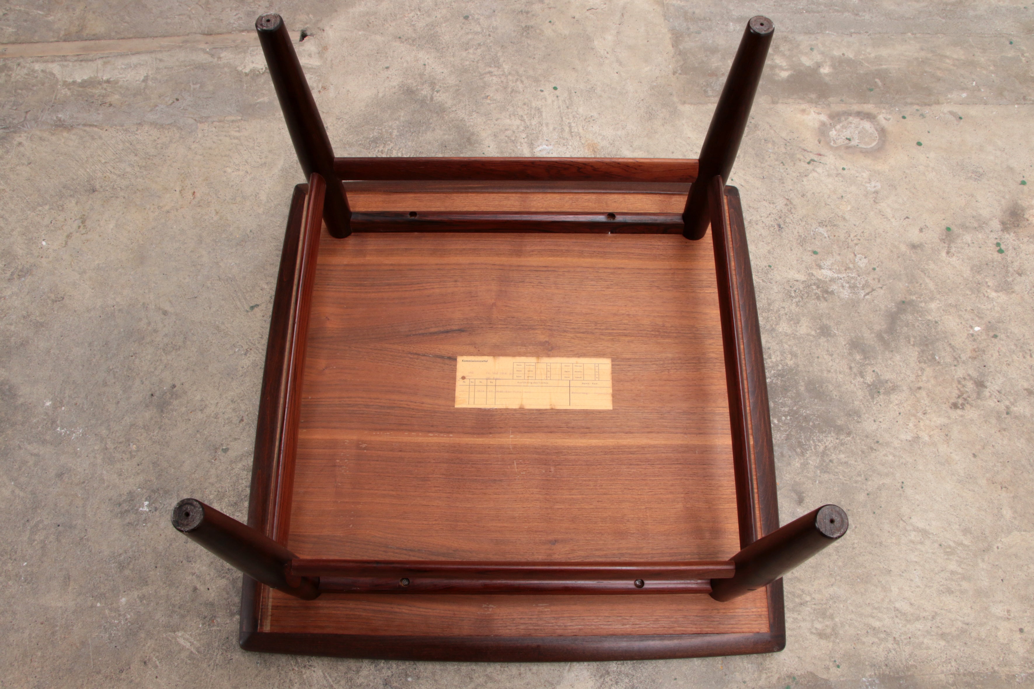 Rosewood Coffee Table by Grete Jalk for Glostrup, 1968 Denmark.