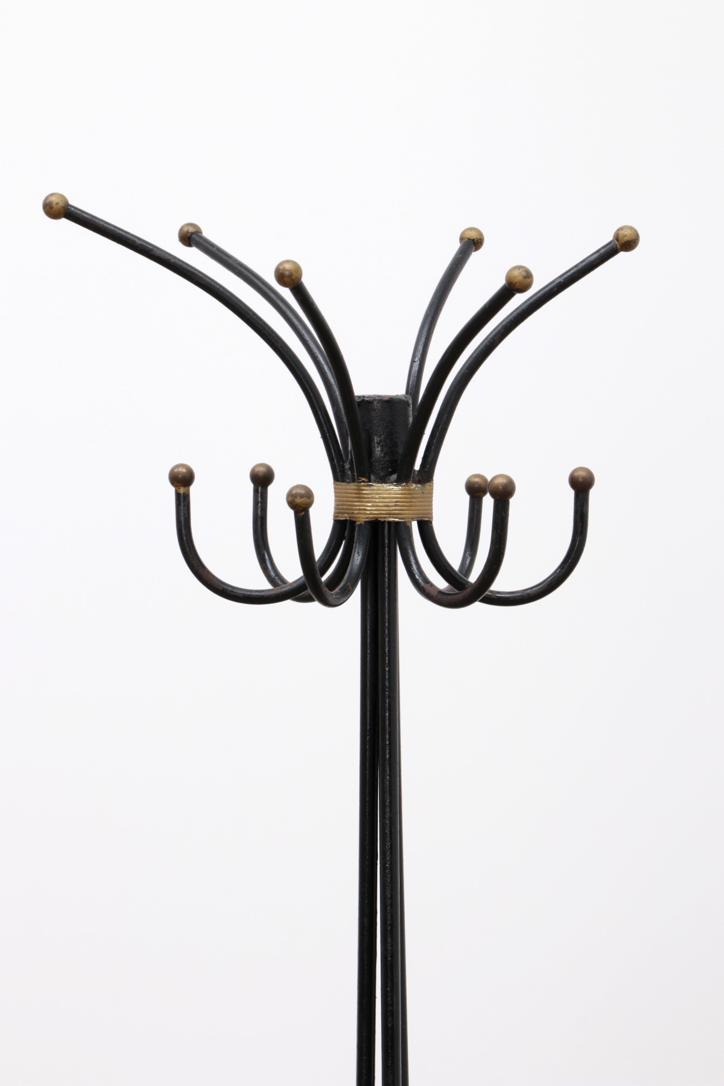 Forged iron on sale coat rack