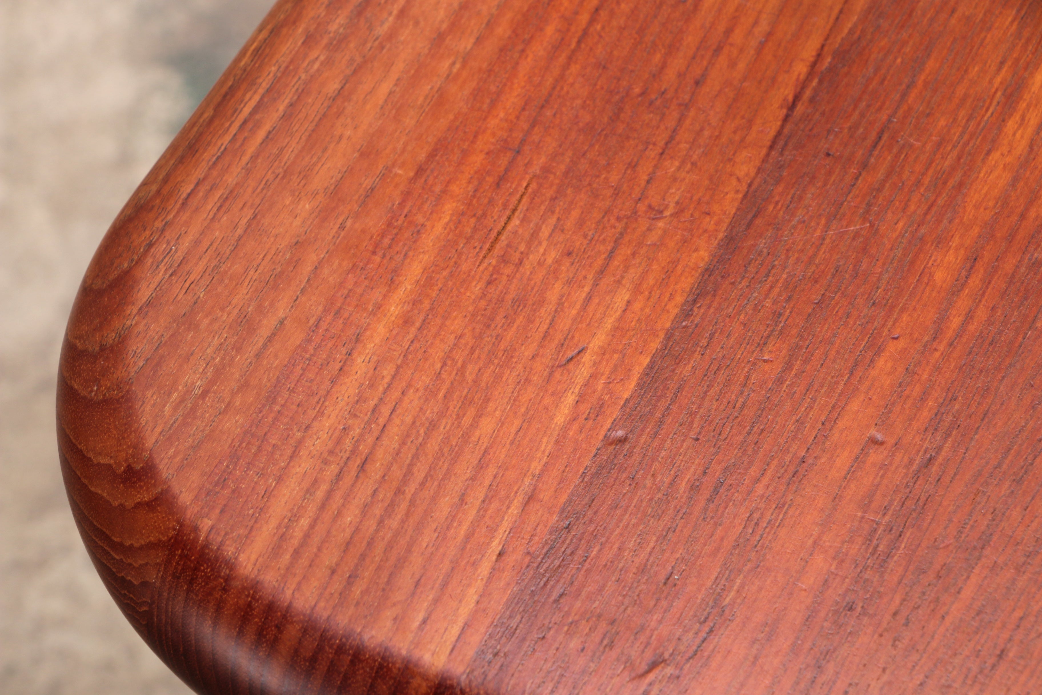 Deense set 4 stoelen Kai Kristiansen en een tafel van Korup,1960 Denemarken.