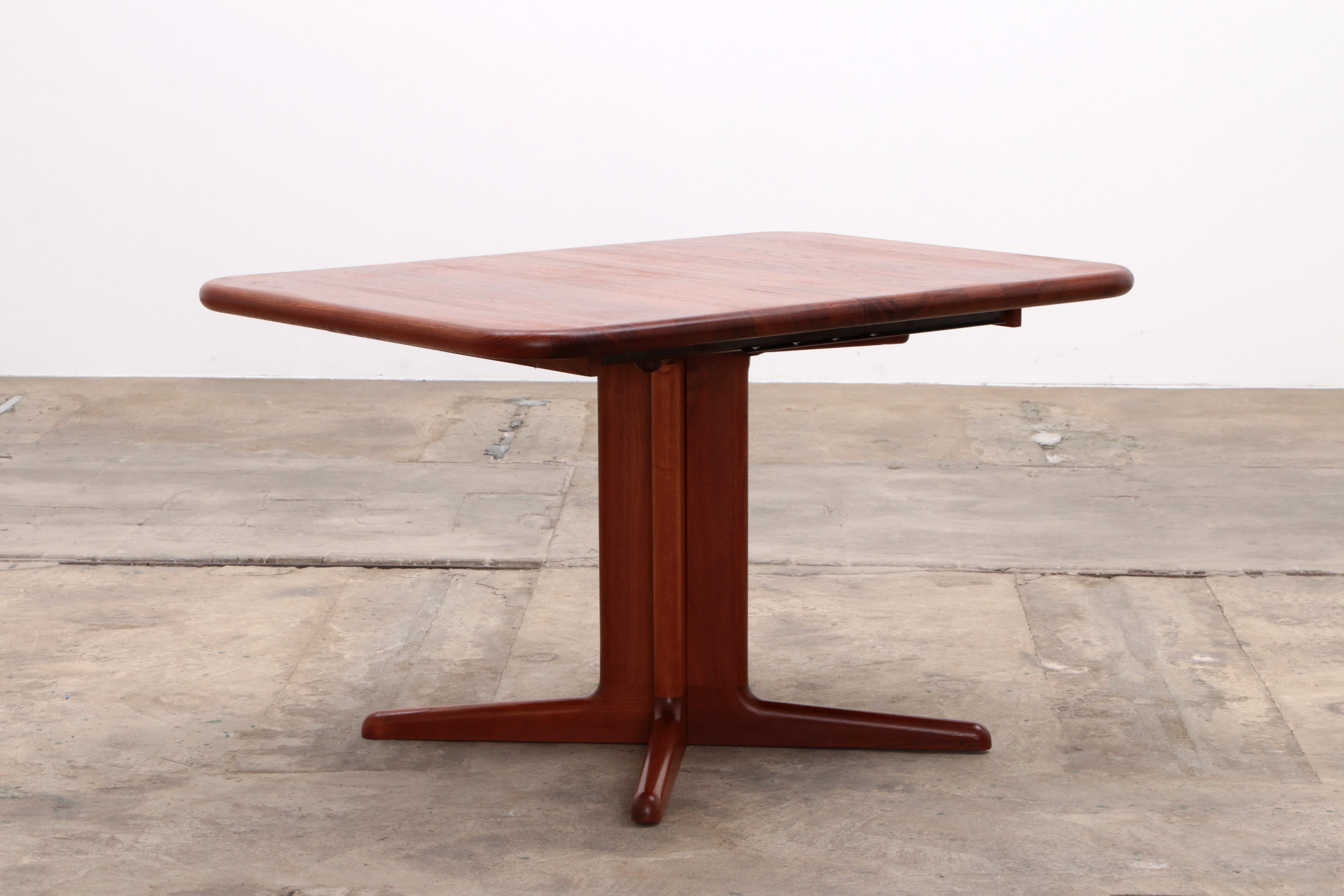 Deense set 4 stoelen Kai Kristiansen en een tafel van Korup,1960 Denemarken.