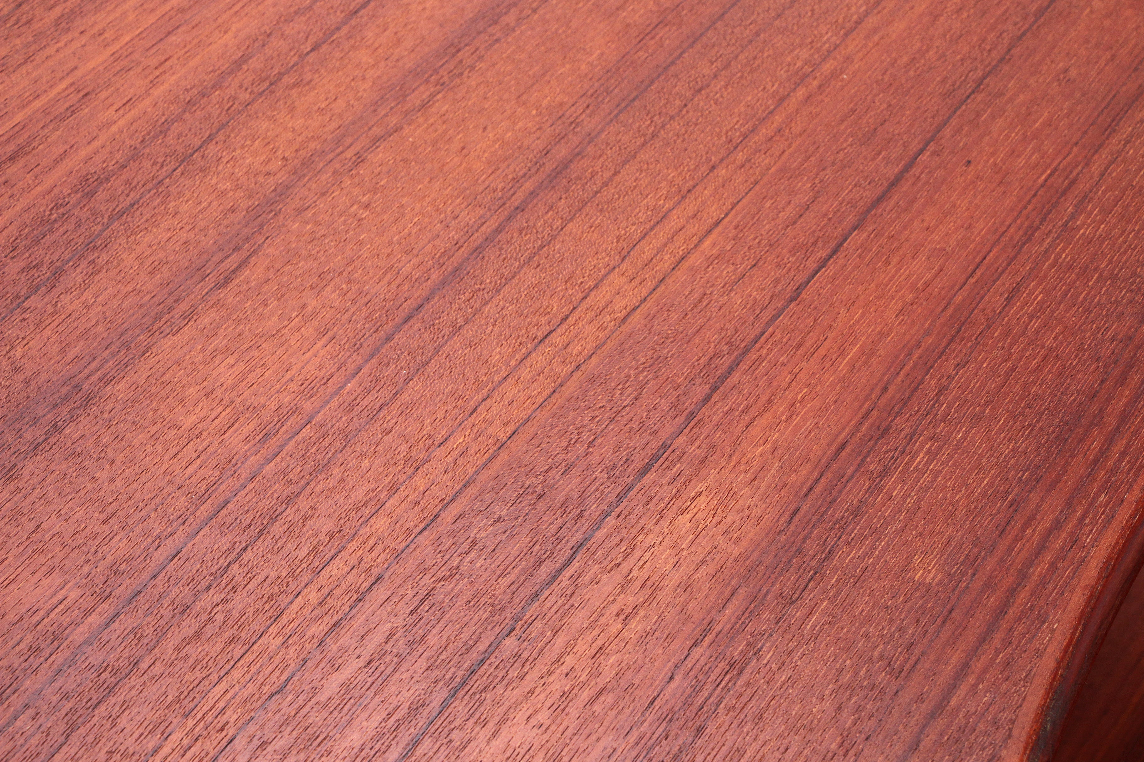 Vintage Zweedse Teakhouten hoektafel van Alf Svensson en Yngvar Sandstrom,1960