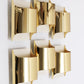 Set of 6 Staff Leuchten Gold wall lamps design from 1968