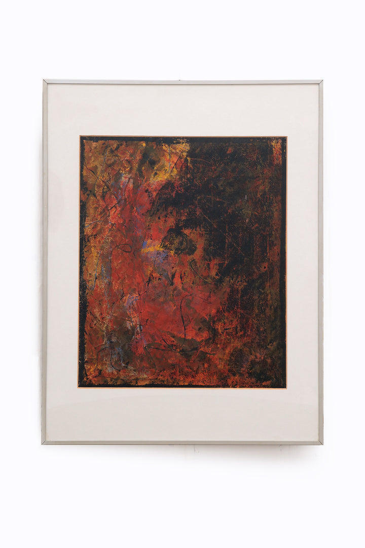 Prachtig Grafisch werk van Noëlle von Eugen,1986