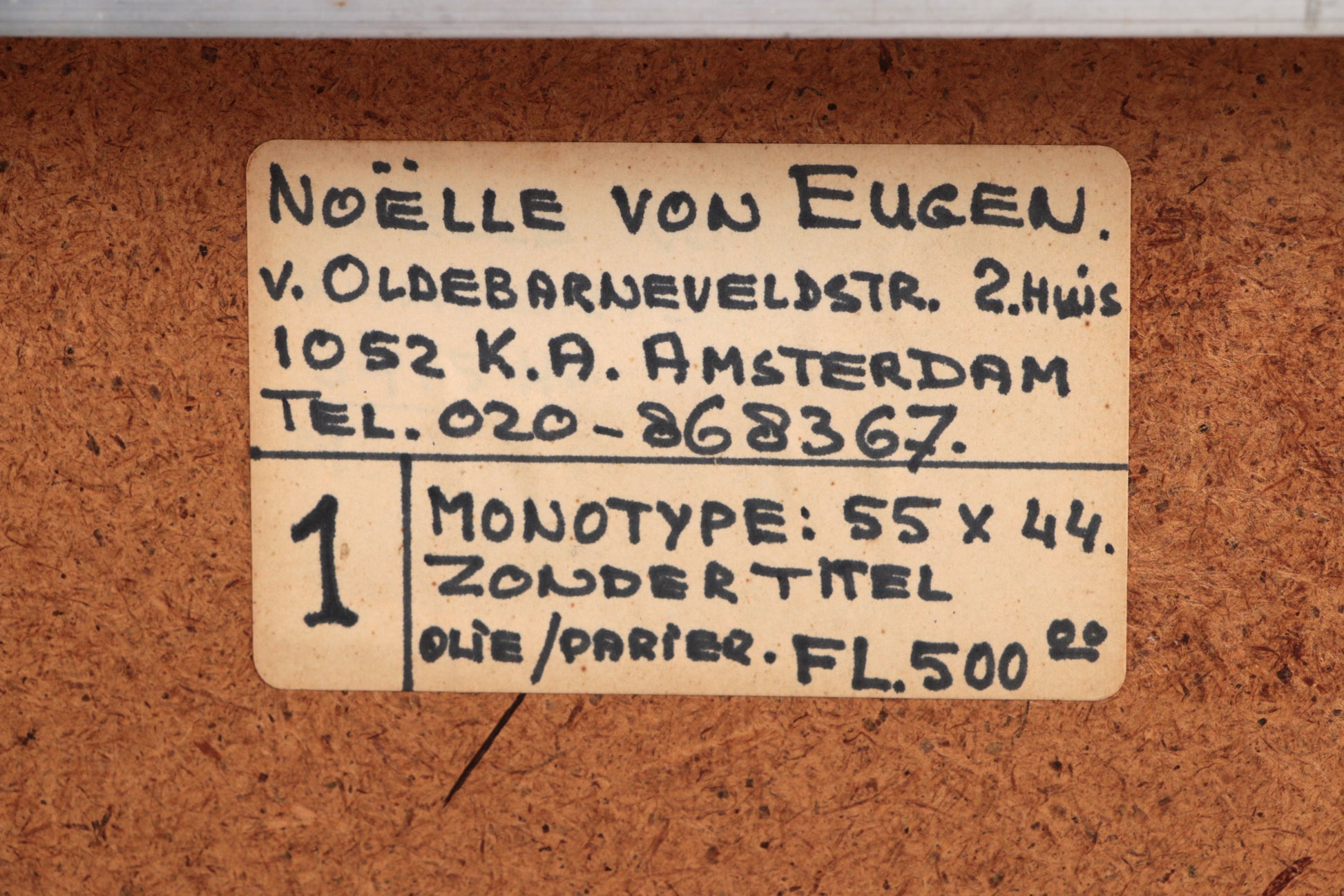 Prachtig Grafisch werk van Noëlle von Eugen,1986