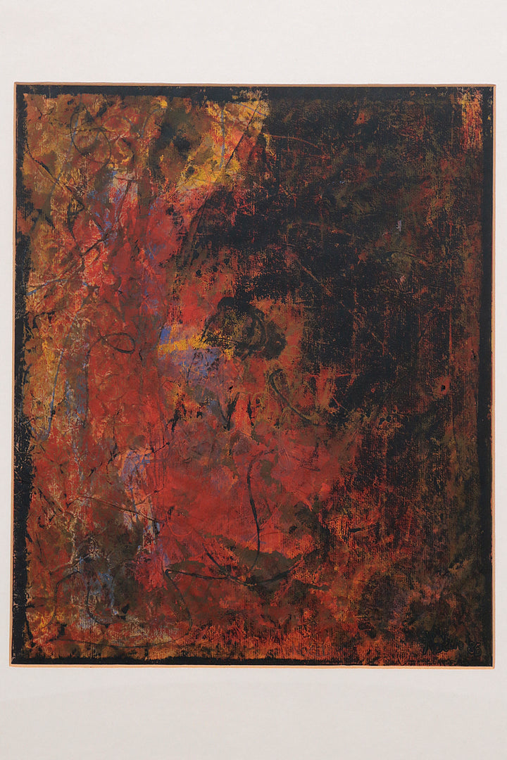 Prachtig Grafisch werk van Noëlle von Eugen,1986