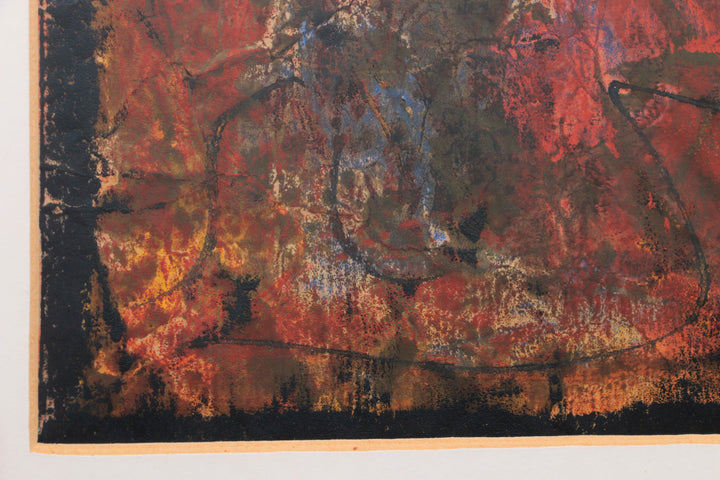 Prachtig Grafisch werk van Noëlle von Eugen,1986