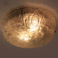 Duitse vintage ronde plafondlamp of wandlamp van Kaiser Idell, 1960s
