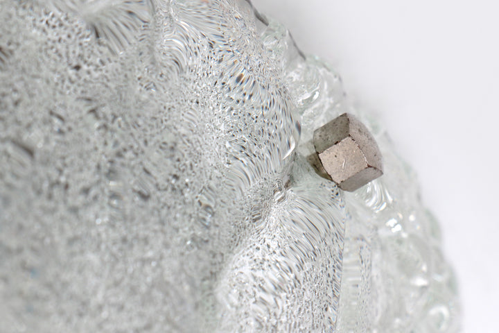 Duitse vintage ronde plafondlamp of wandlamp van Kaiser Idell, 1960s