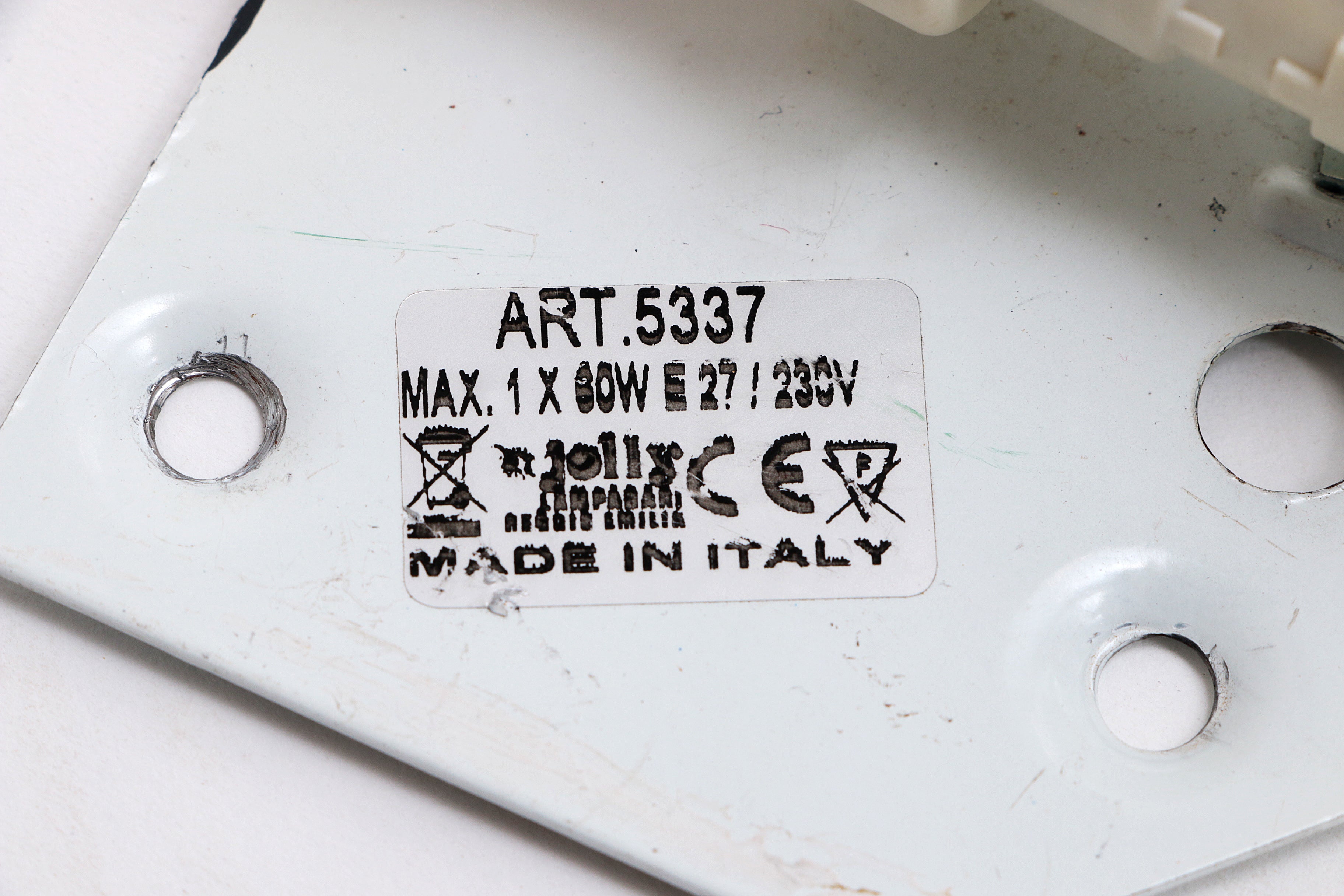 Vintage Murano wandlamp met gesatineerd Glas, 1960 Italie.