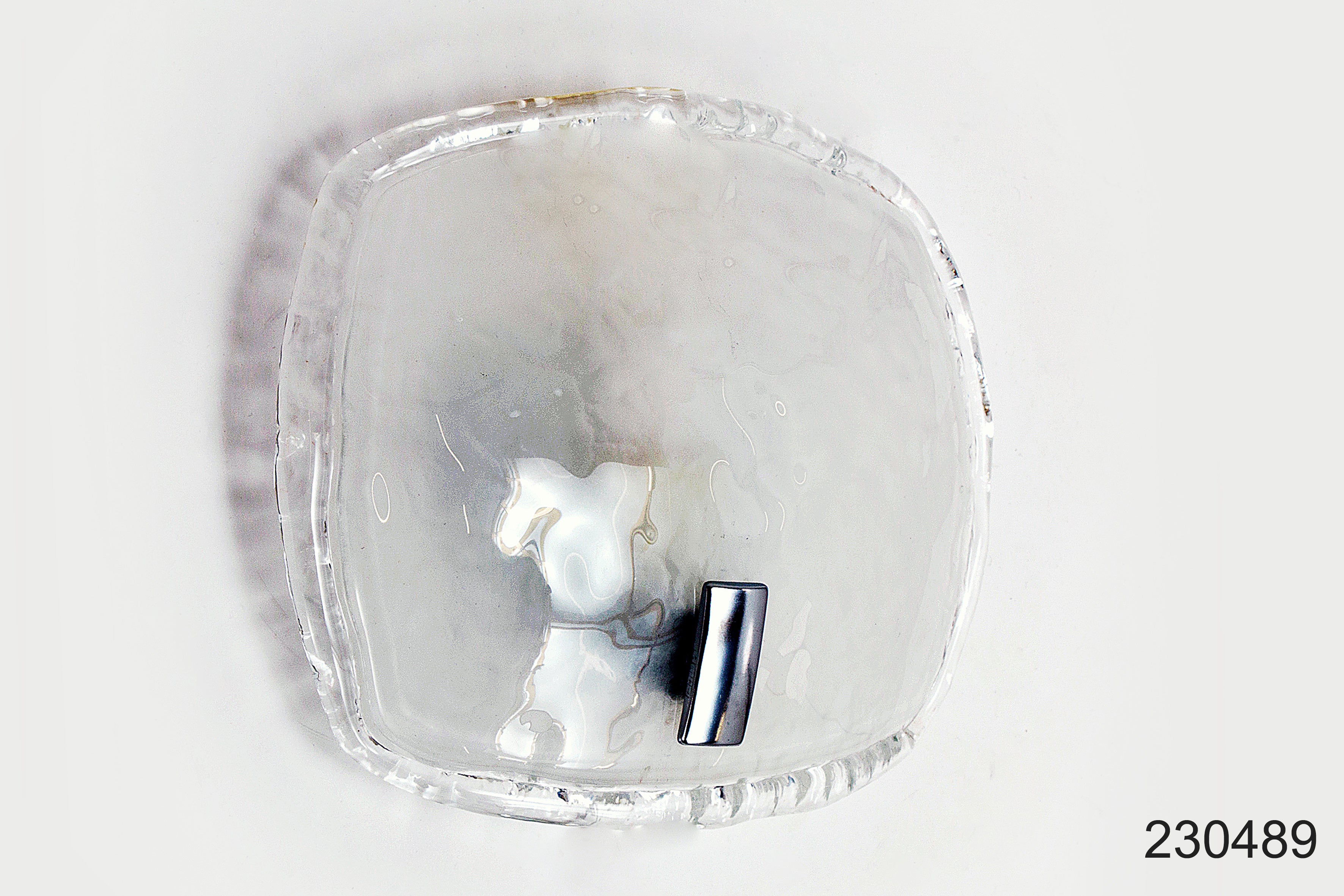 Vintage Murano wandlamp met gesatineerd Glas, 1960 Italie.