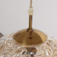 Vintage hanging lamp Helena Tynell, Glashütte Limburg XL