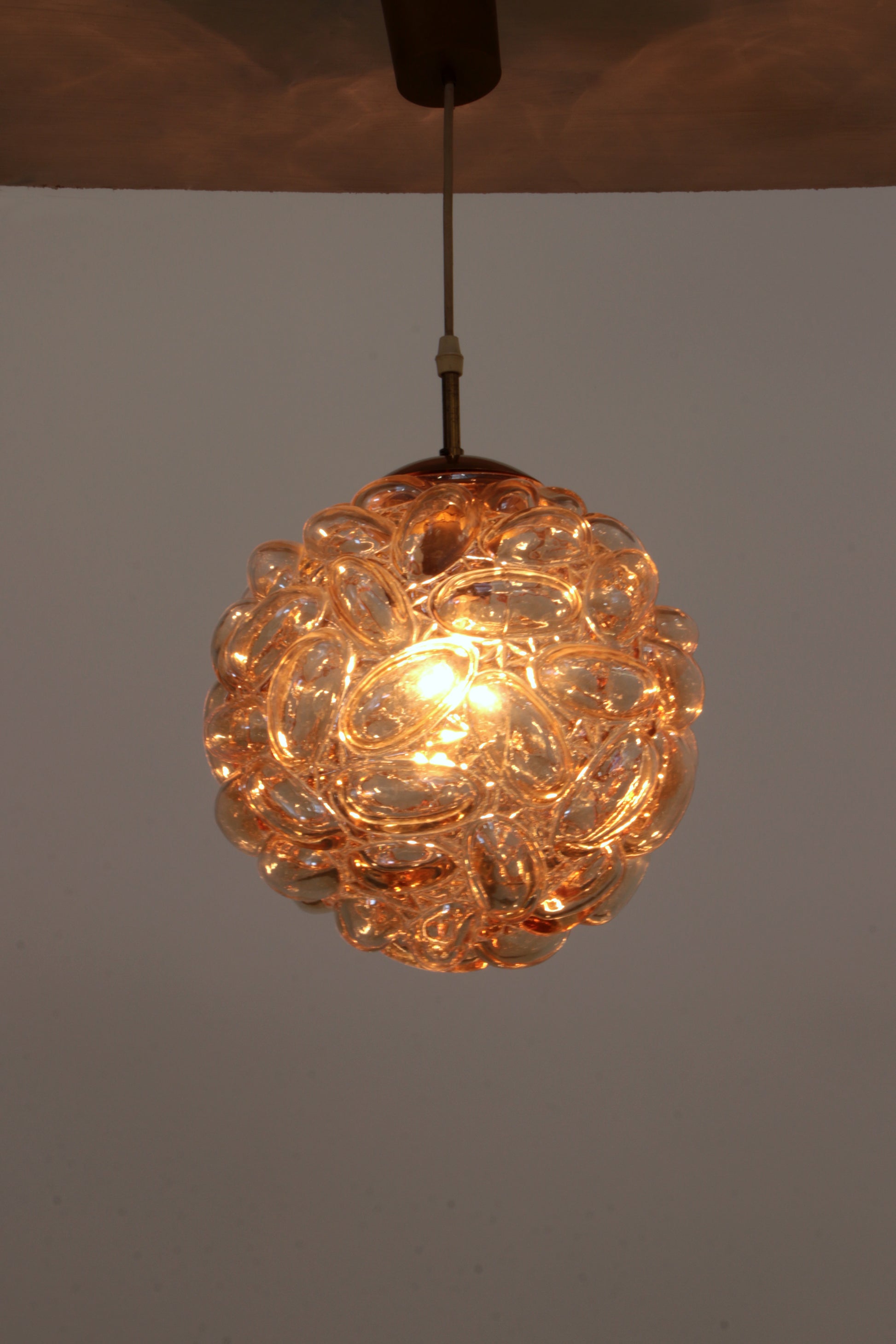 Vintage hanglamp Helena Tynell, Glashütte Limburg XL
