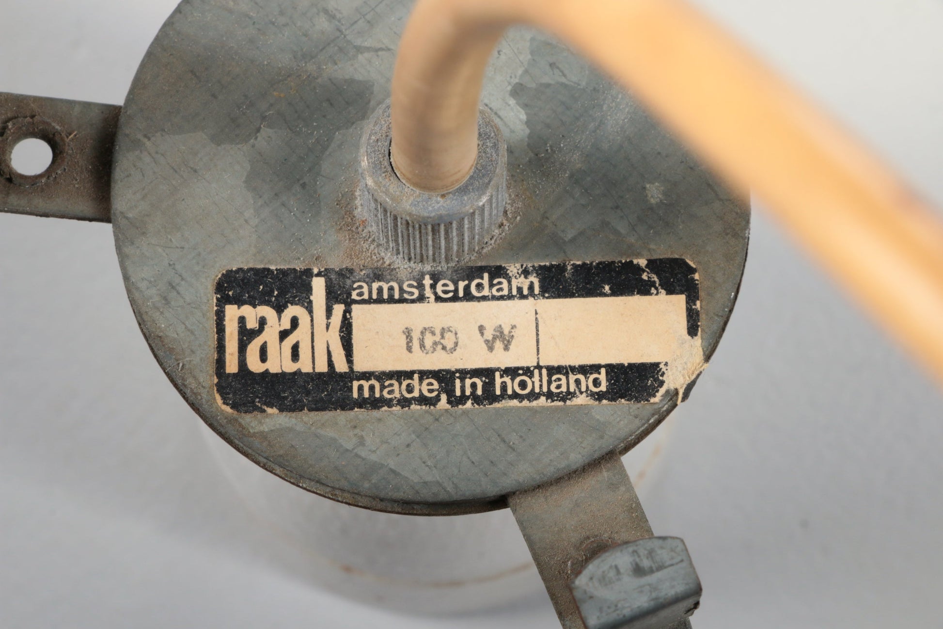 Zeldzame RAAK Amsterdam melkglas kokers set van 4,Nederland 1950